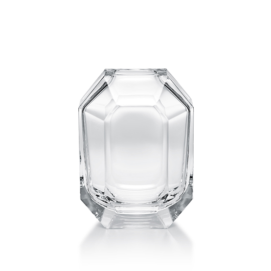 Baccarat Octogone Clear Bud Vase